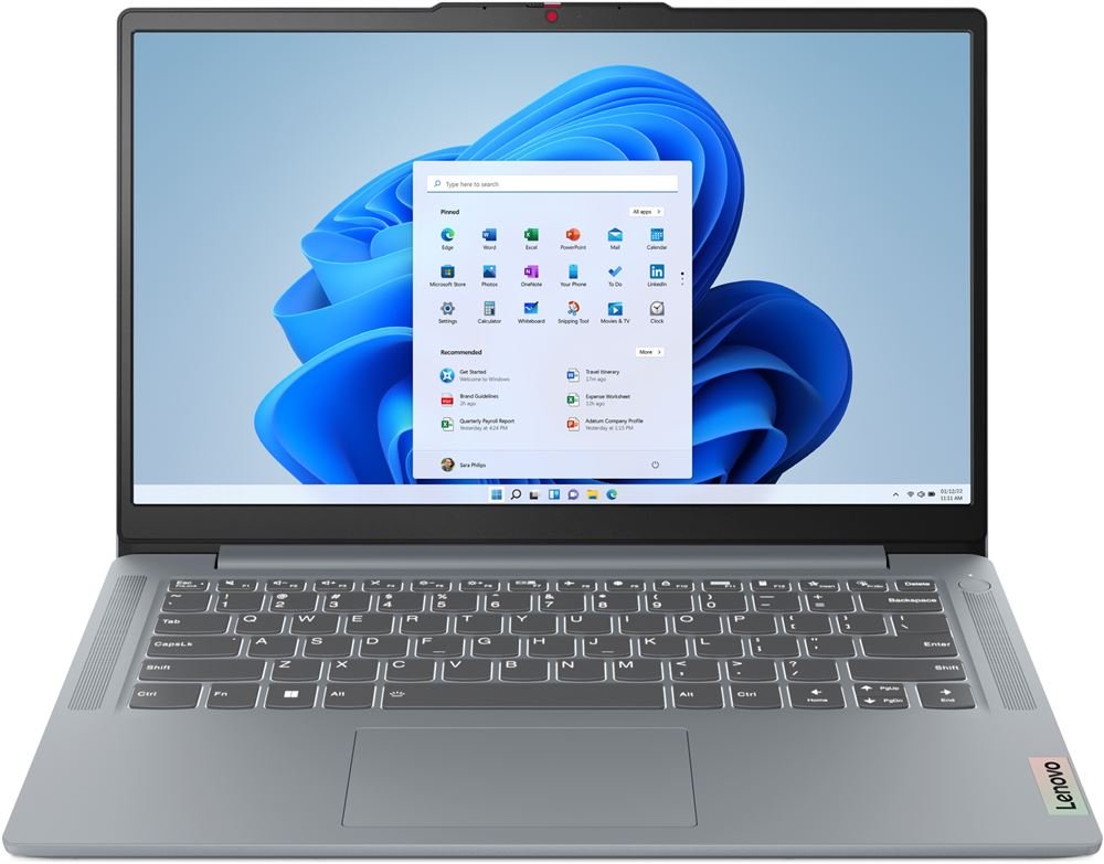 PC portable Lenovo IdeaPad Slim 3 14AMN8 14" FHD AMD Ryzen™ 5 16 Go RAM 512 Go SSD Gris arctique