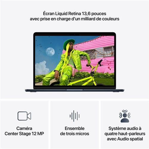 Apple MacBook Air 13" 512 Go SSD 16 Go RAM Puce M5 CPU 10 cœurs GPU 8 – Image 5