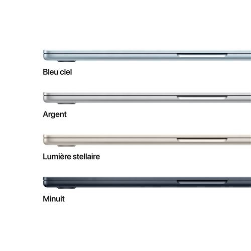 Apple MacBook Air 15" 512 Go SSD 16 Go RAM Puce M5 CPU 10 cœurs GPU 10 – Image 7
