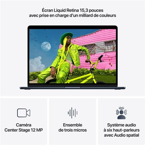 Apple MacBook Air 15" 512 Go SSD 16 Go RAM Puce M5 CPU 10 cœurs GPU 10 – Image 8