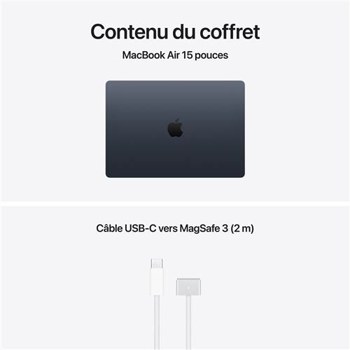 Apple MacBook Air 15" 512 Go SSD 16 Go RAM Puce M5 CPU 10 cœurs GPU 10 – Image 2
