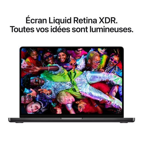 Apple MacBook Pro 14" 1 To SSD 24 Go RAM Puce M5 Pro CPU 15 cœurs GPU 16 cœurs Noir sidéral – Image 5