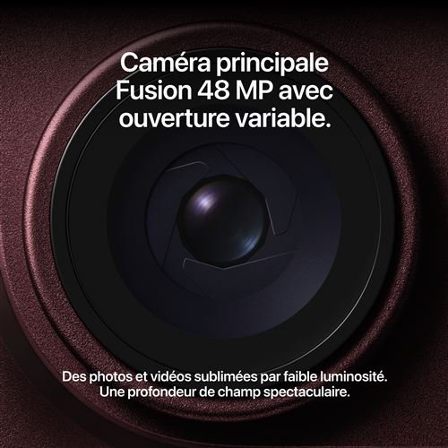 Apple iPhone 18 Pro 6,3" 5G Double SIM 256 Go Bordeaux – Image 3