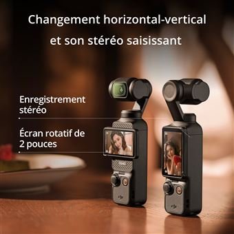 Caméra sport Dji Osmo Pocket 3 Noir