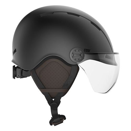 Casque vélo et trottinette avec visière Casr Life Noir M – Image 3