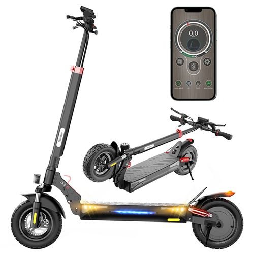 Trottinette électrique pliable iScooter iX3,pneus de 10 pouces,moteur de 800W,batterie de 10Ah,vitesse maximale