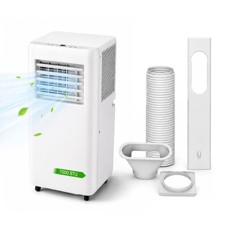 Climatiseur mobile Abrila 259640701 7000 BTU 3-en-1 Blanc