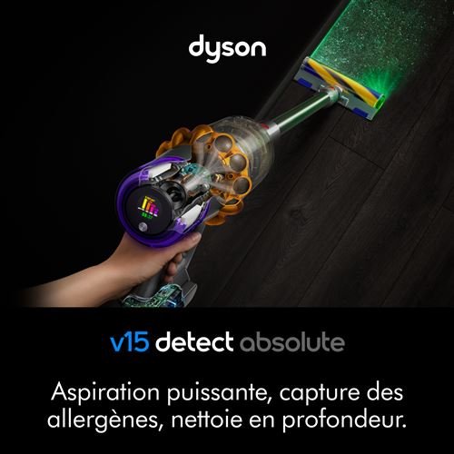 Aspirateur sans-fil Dyson V15 Detect Absolute Gris anthracite – Image 7