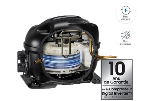 Réfrigérateur multi-portes Samsung RF24BB620EB1 674 L Noir Carbone – Image 4